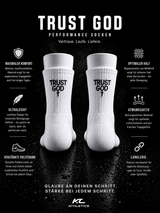 Trust God Sportsocken