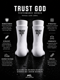 Trust God Sportsocken